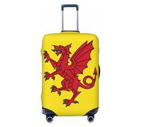 HJFIERYF Funda de equipaje de viaje con estampado de bandera de Tanzania, con patrones personalizados, protector de maleta, resistente al polvo y los arañazos, Bandera del condado de Somerset, M