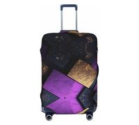 HJFIERYF Funda de equipaje de viaje con estampado geométrico de niebla estrellada, protector personalizado para maleta, resistente al polvo y los arañazos, Spirit Vine, XL, Maleta