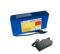 HJGHY 12v,12000mAh, Batería de Litio de 12 V, 12 Ah, 16 Ah, 24 Ah, 12 voltios, 5000 mAh, 9000 mAh, Recargable en CC, Potente, portátil, de polímero de Litio, con Cargador.