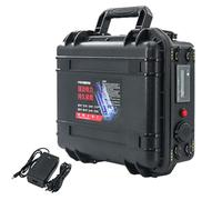 HJGHY 12v,120Ah, Batería de propulsión para Barco de Pesca de 12 V, 20 Ah, 60 Ah, 80 Ah, 100 Ah, 150 Ah y 200 Ah, con Cargador para buscador de Peces, Luces LED y Altavoz.