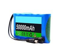HJGHY 12V 50000Mah Batería Litio 3S2P Batería Recargable de Iones de Litio BMS Incorporado con Cargador DC 12.6V para Dispositivos eléctricos Batería Repuesto Paquete batería Repuesto