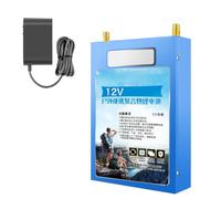 HJGHY 12v,80Ah, Fuente de alimentación portátil para Exteriores de 12 V, 60 Ah, 80 Ah, 100 Ah, 120 Ah, 180 Ah y 200 Ah, batería de polímero de Litio y Ion de Litio para buscador de Peces.