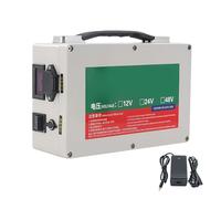 HJGHY 24v 12ah, Batería portátil para Bomba de Agua Exterior de 12 V 15 Ah 20 Ah 30 Ah, baterías Recargables de Litio de 24 V 48 V 20 Ah para Uso doméstico y emergencias.