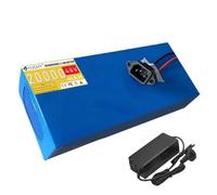 HJGHY ,48v 20ah, Pacco batterie al Litio 48V 20Ah 13S5P, pacco batterie al Litio ricaricabili da 48V per Moto, go-Kart, Scooter con caricabatterie da 54,6V 2A