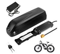 HJGHY 4pin,48V 13Ah, Batería de Bicicleta eléctrica de 48 V, 13 Ah, 15 Ah, 17,5 Ah y 20 Ah, con Tubo Inferior de Iones de Litio y Cargador para Motor de Bicicleta de montaña de 0 a 1000 W.