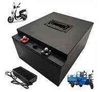 HJGHY ,60v 90ah, Batería LiFePO4 de 60 V 45 Ah 50 Ah 65 Ah para Motocicleta; Paquete de baterías de fosfato de Hierro y Litio de 72 V 20 Ah 25 Ah 30 Ah 40 Ah para ciclomotor/Scooter.