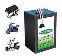 HJGHY 60v,90Ah, Batería para Motocicleta eléctrica de 48V 60V 72V 100Ah 70Ah 80Ah 90Ah, batería de Litio Recargable de 60V con Cargador para Motor de Triciclo y ciclomotor.