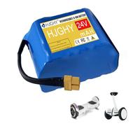 HJGHY 6s2p, Batería de Litio para Hoverboard de 25,2 V y 4 Ah. Batería para Hoverboard eléctrico de 29,4 V y 4 Ah Compatible con la mayoría de los patinetes autoequilibrados de 2 Ruedas.