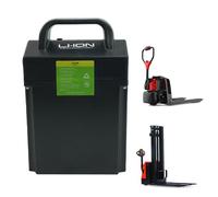 HJGHY ,B,24V 20Ah, Batería de Repuesto para Carretilla eléctrica de 24 V y 20 Ah. Batería de Litio de 24 voltios para transpaleta y Carretilla elevadora.