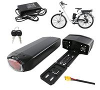 HJGHY Batería de Litio de 36 V, 10 Ah y 17,5 Ah, batería de Bicicleta eléctrica modificada de 48 V, 10 Ah y 14 Ah con Cargador y luz Trasera para Motor de 0 a 650 W.,Xt60 36v10ah