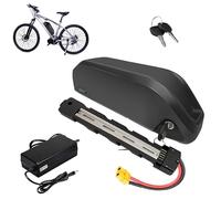 HJGHY Batería de Litio de 36 V, 48 V, 10 Ah, 15 Ah, 20 Ah y 24 Ah con Tubo Inferior, con Cargador e Interruptor. Baterías de Litio de Repuesto para Motores de 350 W a 1000 W.,48v20ah