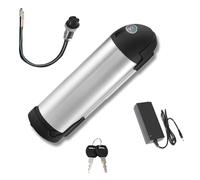 HJGHY Batería de Litio de 36V, 20Ah y 17Ah, para Bicicletas eléctricas de 24V, 10Ah y 13Ah, y para Botellas de Agua de 48V, 15Ah y 8Ah con Cargador para Kits de Motor de 200W a 800W,36v13ah