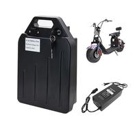 HJGHY Batería de Litio de 60V, 12Ah, 15Ah, 18Ah, 20Ah, 30 Ah y 35Ah, de Repuesto para Bicicletas eléctricas de 60V con Cargador y Cierre de Seguridad para Kits de Motor de 700W a 2000W,60v18ah