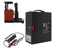 HJGHY Batería de Litio para Carretilla elevadora de 48V, 10Ah, 20Ah y 30Ah, con Placa de Empuje hidráulica eléctrica, para Motor de 1500W, baterías de fosfato de Hierro y Litio de 48V,48v30ah