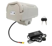 HJGHY Batería de Litio Plegable de 24V y 15Ah batería para Bicicleta eléctrica de 36V y 10,4Ah batería para tija de sillín de 48V y 8,7Ah para Motor de 50W a 420W con Cargador,Xt60 24v12ah