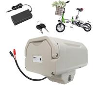 HJGHY Batería de Litio Plegable de 24V y 15Ah batería para Bicicleta eléctrica de 36V y 10,4Ah batería para tija de sillín de 48V y 8,7Ah para Motor de 50W a 420W con Cargador,Anderson 24v15ah