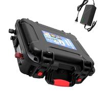 HJGHY Batería de propulsión de 12V, 60Ah 80Ah 100Ah 120Ah 150Ah 200Ah. Baterías para Barcos de Pesca de 24V, 60Ah 100Ah con Interruptor de Encendido y asa para Motores de 720W a 2400W,24v100ah