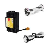 HJGHY Batería de Repuesto para Hoverboard de 36 V, 2 Ah, 3 Ah, 4 Ah, 5,2 Ah, 6 Ah, batería de Litio Recargable para Motores de patinetes eléctricos/Tablas autoequilibradas.,36v2.6ah
