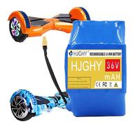 HJGHY Batería de Repuesto para Hoverboard de 36 V 4,4 Ah 5,2 Ah, Tipo Twist, para patinetes eléctricos autoequilibrados y Kits de Motor de Patinete con BMS.,36v4.4ah