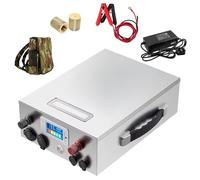 HJGHY Batería LiFePO4 de 12V, 50Ah, 60Ah, 80Ah, 100Ah y 140Ah con Mochila. Batería portátil de 12V para Exteriores, Ideal para autocaravanas, Barcos y Camping. Motor de 600W a 1600W.,12v140ah