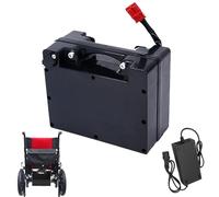 HJGHY Batería para Silla de Ruedas de 24V, batería de Asistencia eléctrica para Carrito eléctrico de 10Ah 20Ah 30Ah 40Ah 50Ah, baterías de Litio de Repuesto para Scooter de Movilidad.,24v35ah