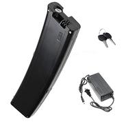 HJGHY Baterías de Iones de Litio para Bicicletas eléctricas: 24 V 14 Ah, 12,8 Ah; 36 V 7,8 Ah, 10,5 Ah. Batería integrada con Cargador e Interruptor para Kits de Motor de 250 W a 380 W.,24v11.6ah