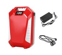 HJGHY Baterías de Litio batería para cortacésped de 24V y 30Ah batería para soplador de 36V y 12Ah baterías reemplazables de 48V y 20Ah con Cable Adaptador para Motor de 250W a 720W,24v12ah