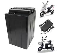HJGHY Baterías para Motocicletas eléctricas de 48 V, 60 V y 72 V, batería de Litio de 20 Ah, 25 Ah y 30 Ah, batería para Patinete eléctrico con asa portátil para Triciclo eléctrico.,72v30ah