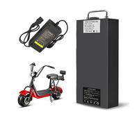 HJGHY Batteria per veicoli elettrici con pneumatici larghi da 48 V 15 Ah 20 Ah, batteria per Moto elettriche da 60 V 10 Ah 17,5 Ah per Scooter/ciclomotori con caricabatterie.,48v20ah