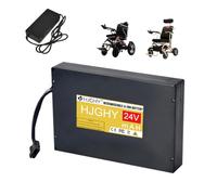 HJGHY Black Anderson,24V 19.2Ah, Batería de Litio de Repuesto para Scooter de Movilidad de 24 voltios, 24 V, 10 Ah, 12 Ah, 15 Ah, 16 Ah y 19,2 Ah.