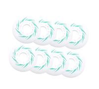 HJGHY Luces LED PU Ruedas de Repuesto para Patines en Línea (Paquete de 8) Ruedas Luminosas para Patines en Línea Tabla de Olas Tabla de Ruedas Street Surf,Verde,80mm