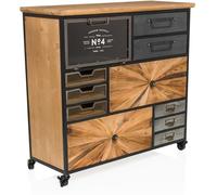 hjh LIVING aparador Madera Color Madera Oscura