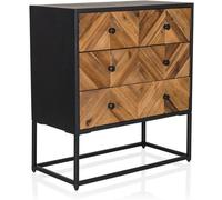 hjh LIVING aparador Madera Color Madera Oscura