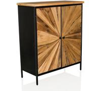hjh LIVING Cómoda madera color madera oscura