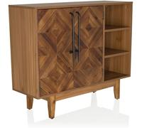 hjh LIVING Cómoda Madera Color Madera Oscura