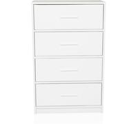 hjh LIVING Cómoda tablero mdf, revestimiento de melamina blanco