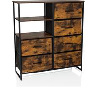 hjh LIVING Cómoda tablero mdf, revestimiento de melamina roble ahumado
