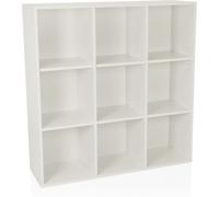 hjh LIVING Estante con aspecto de madera blanco