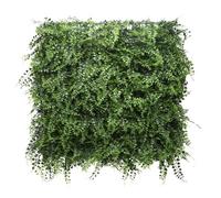hjh LIVING Muro Vegetal para Interior y Exterior 55x55 cm LEAFLUXE 2 Alfombra Vegetal Artificial, decoración Vegetal para Pared, reverdecimiento de Pared