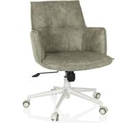 hjh LIVING Silla Home Office Tela Gris