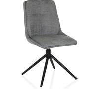 hjh LIVING Sillón Tela Gris