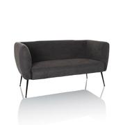 hjh LIVING Sofá de diseño Tela Gris