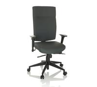 hjh OFFICE 608530 Silla de Oficina Pro-Tec 300 Tela Antracita, Silla giratoria ergonómica, Espalda Alta