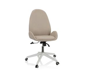 hjh OFFICE 729431 Silla de Escritorio AVEA I de Tela Silla de Oficina giratoria de Altura Regulable con Respaldo Alto y ergonómico