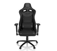 hjh OFFICE 734231 Silla giratoria Gaming GAMEBREAKER SX 04 Piel sintética Negro, con Cojines Lumbar, El Respaldo inclinar hasta la posición de Reposo (180°)