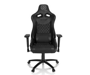hjh OFFICE 734231 Silla giratoria Gaming GAMEBREAKER SX 04 Piel sintética Negro, con Cojines Lumbar, El Respaldo inclinar hasta la posición de Reposo (180°)