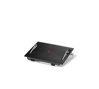 hjh OFFICE 830017 Reposapiés con inclinación Regulable PODI III Apoyapiés de Oficina ergonómico, Soporte para pies, Negro