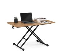 Worktime Lift | 120x60 - escritorio plegable Roble/Negro