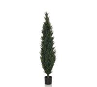 hjh OFFICE Planta Artificial CEDRUS Planta Artificial Cedro 152 cm, fácil de cuidar, árbol Artificial, Interior y Exterior, Verde 871056