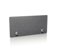 hjh OFFICE Separador acústico de Escritorio 60x120 cm FLEXMIUT 3D Pantalla de privacidad de Escritorio de Oficina, Separador de Escritorio insonorizante, Tejido Gris Oscuro